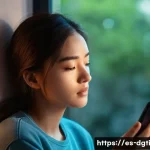 Home 20 디지털 미니멀리즘의 과거 현재 미래 - **Prompt: "Digital Overload: A Brain on Autopilot"**
A young adult woman, dressed in comfortable...